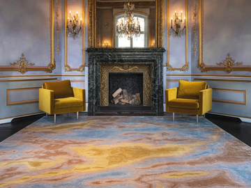 ISCHIA DAYLIGHT - Rectangular handmade silk rug by Edition Bougainville - view 3